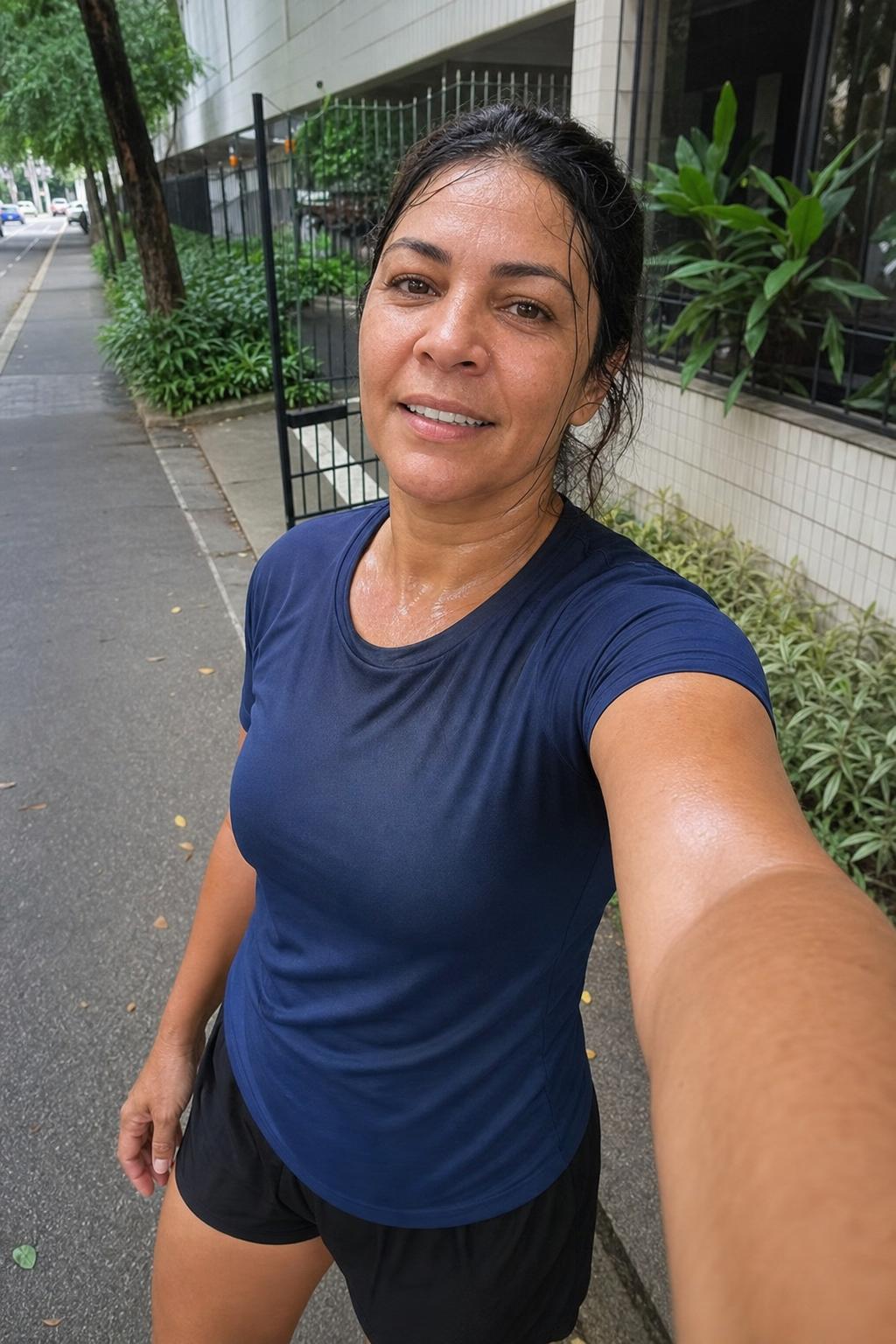 Priscila na rua